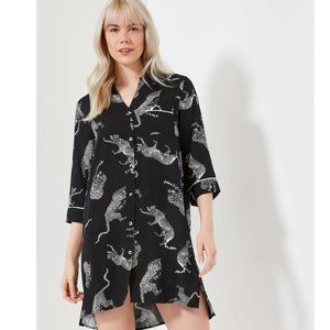 Joe Fresh Black and White Pajama Shirt